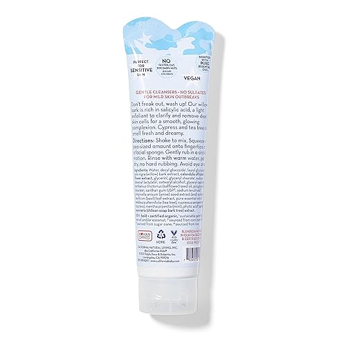 Miniatura 2 de California Kids #superclear - Jabón facial de corteza de sauce para niños y adultos con esponja Konjac  Piel sensible I Limpieza profunda, no seca,
