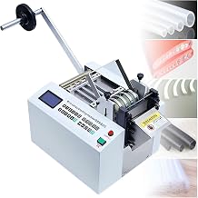 Auto Heat-Shrink Tube Cutter, 500w Microcomputer Control Cable Pipe Cutting Machine, Cutting Length 1-9999.9mm, PVC Tape Strap Cold Cutting, Easy and Convenient 200D