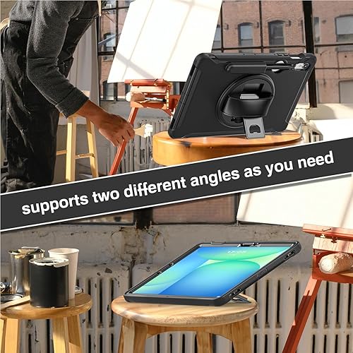 Miniatura 5 de Junfire Funda protectora para Samsung Galaxy Tab S9 FE 5G 10.9"Galaxy Tab S9 11" 2023 con soporte para S Pen Holder Galaxy Tab S8S7 Funda a prueba