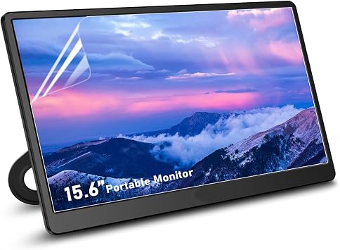2 Pack 15.6 Inch Screen Protector for ZUMWALT/ASUS ZenScreen/MNN/KYY/ARZOPA/ForHelp/InnoView/Lepow/Newsoul/QQH and More 15.6 Inch Portable Monitor 169 Aspect Ratio HD Clear Anti-Scratch
