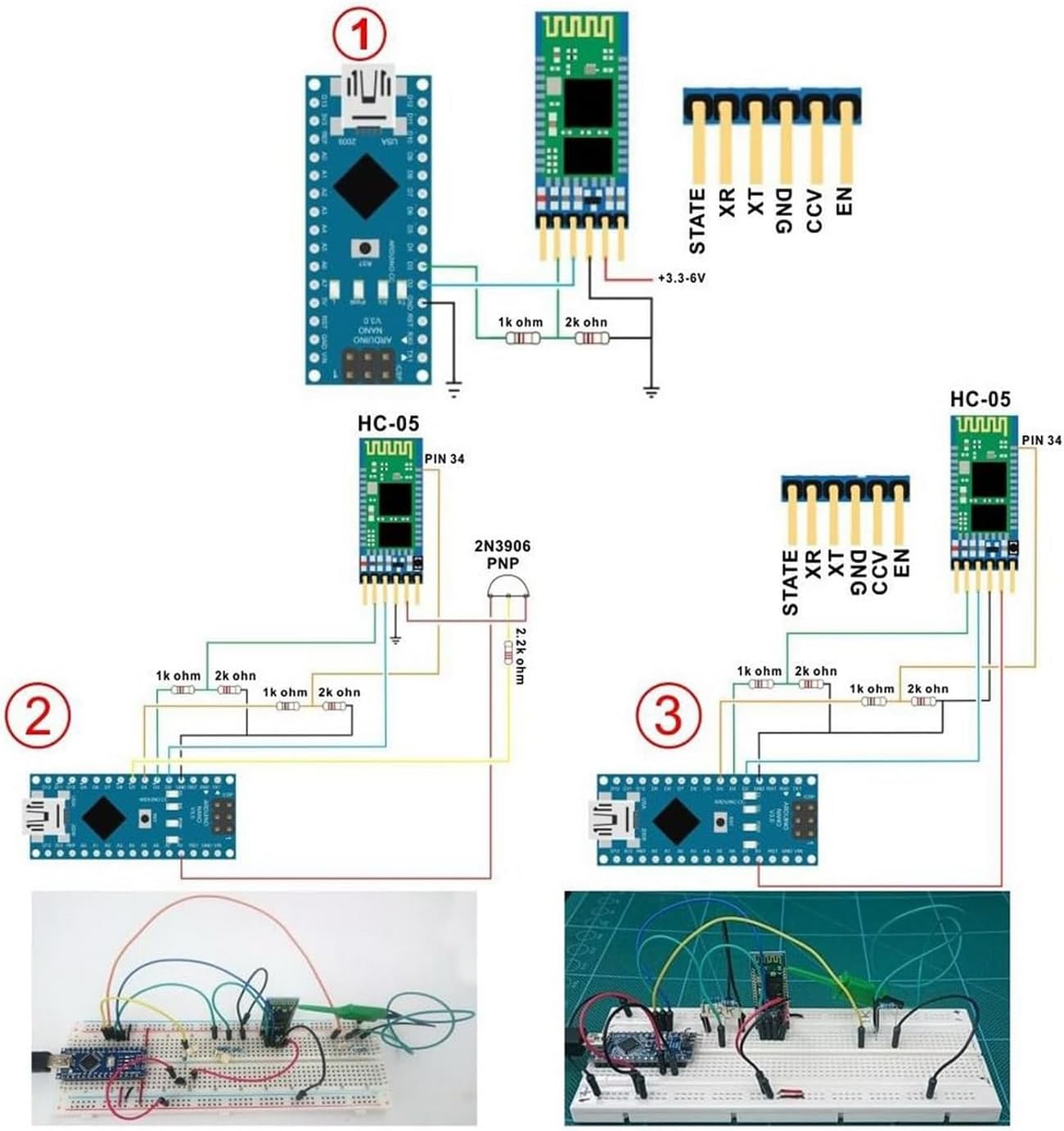 HC-05 Wireless Bluetooth Receiver RF Transceiver Module Serial Port Transmitter Module