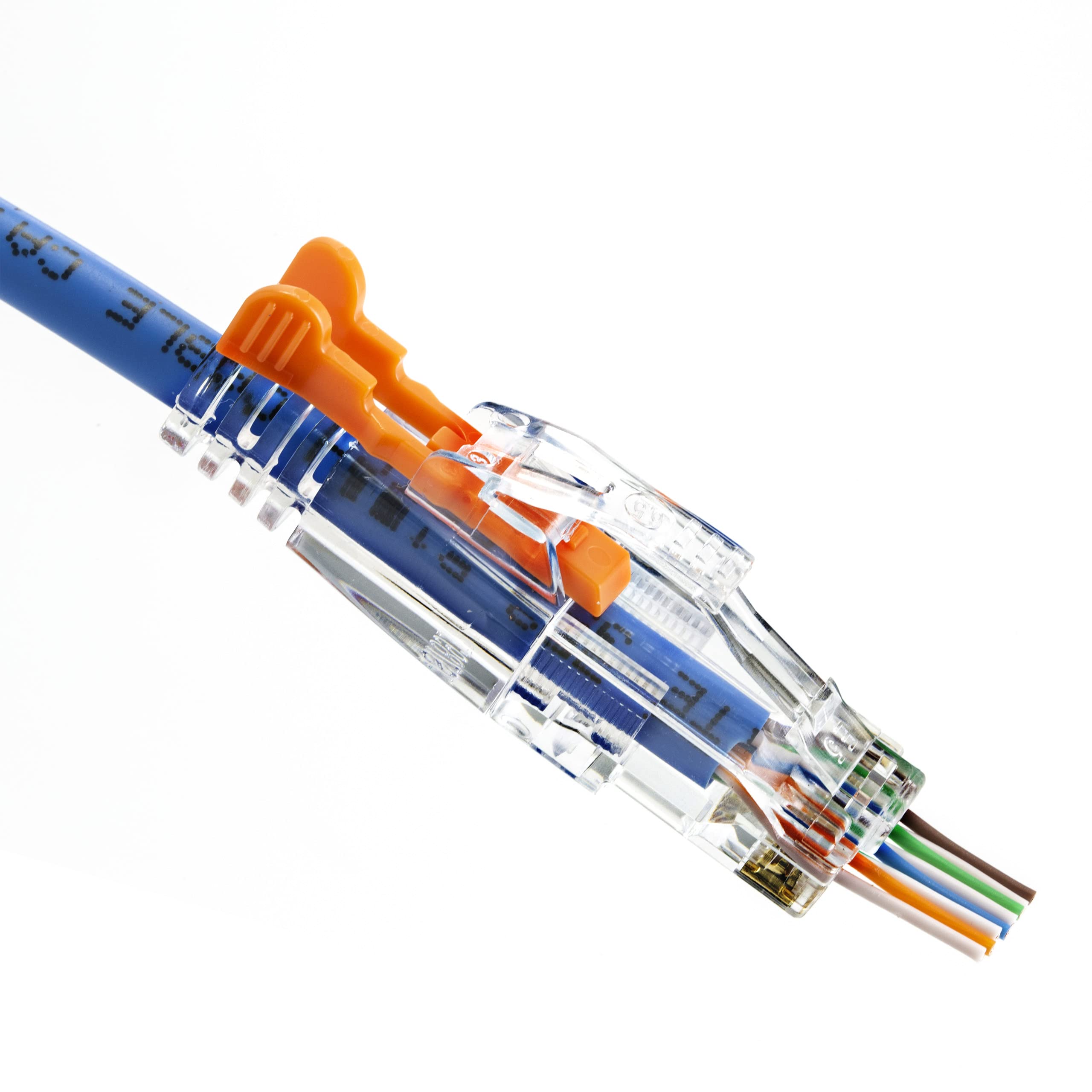 Amazon.com: NTW Gold Plated Lockable CAT5 RJ45 Pass Through