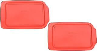 234-PC 4qt Red Food Storage Replacement Lid (2-Pack) - Made in USA