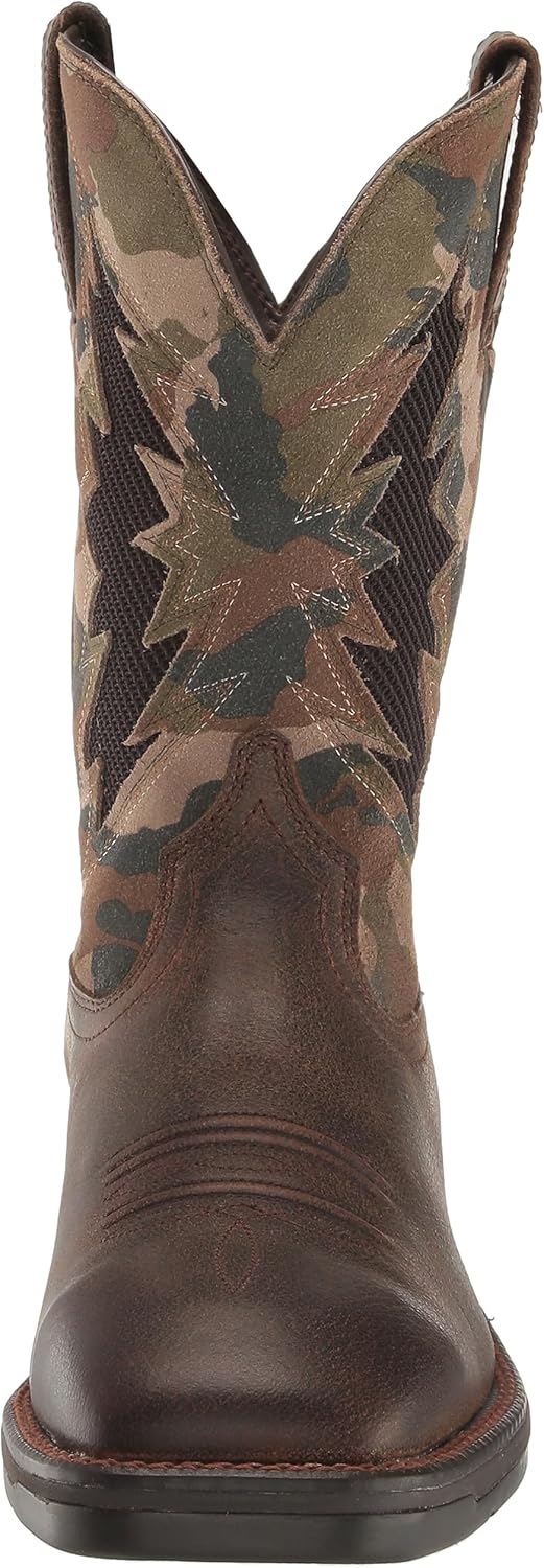 ARIAT Men's Ridgeback VentTEK Western Boot - Rich Brown/Casually Camo, 9 Medium