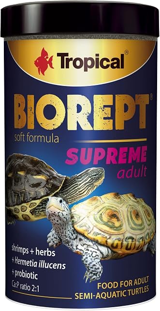 Tropical Pokarm z dodatkiem probiotyku dla dorosłych żółwi wodno-lądowych BIOREPT SUPREME ADULT 250ml / 70g