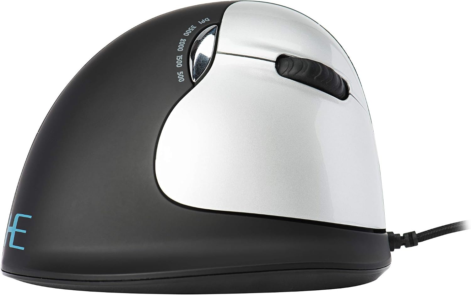 Exclusive Discount 90% Price R-Go Tools USB Wired Vertical Ergonomic Break Mouse, Anti-RSI Software, Large, [Hand Size > 185mm], Right-Hand, Black/Silver, 5 Buttons, LED Pause Indicator, for Windows, Linux, Plug and Play