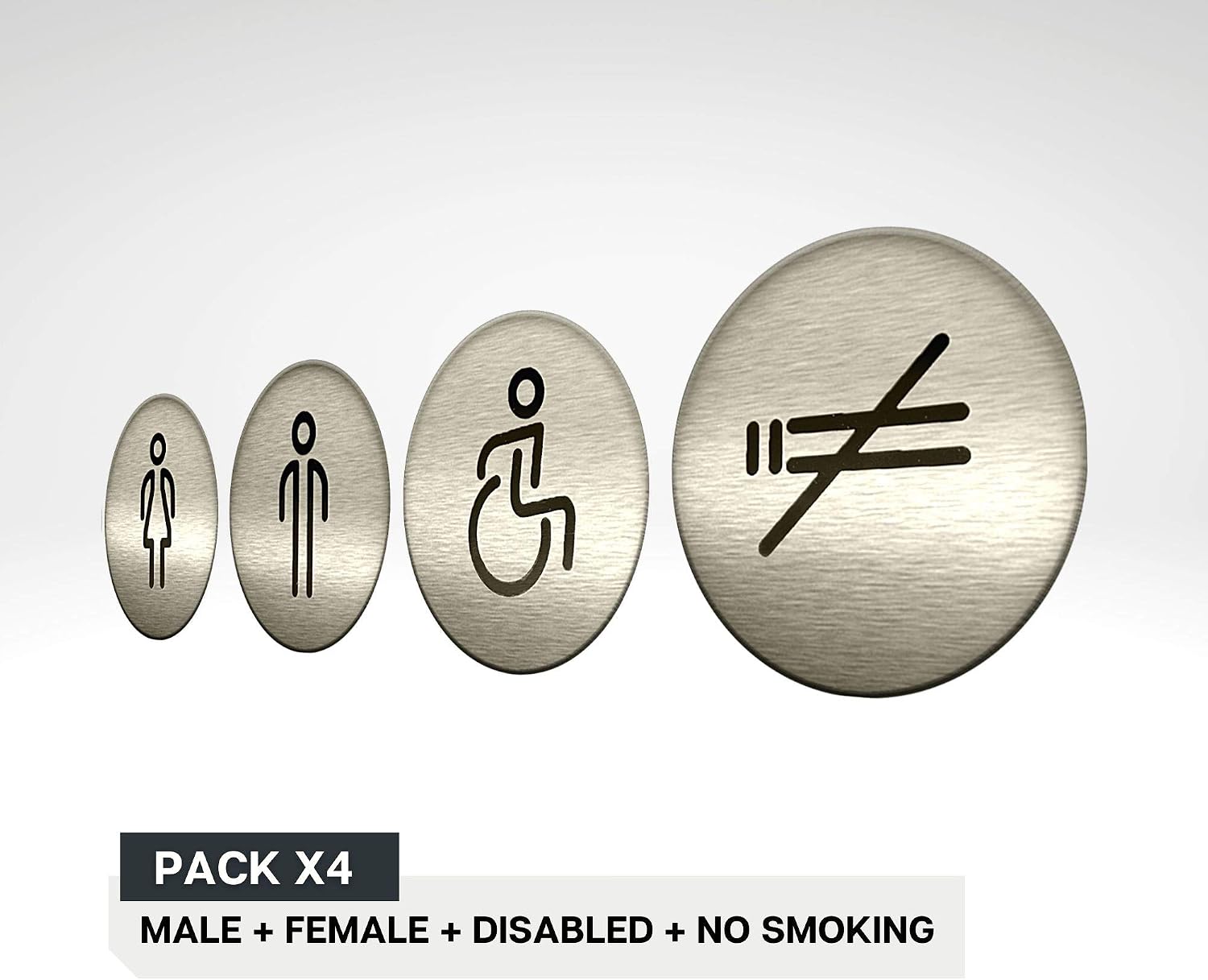 DOJA Barcelona, Gray, Ladies+Gentlemen+Disabled+No smoking - Image 3