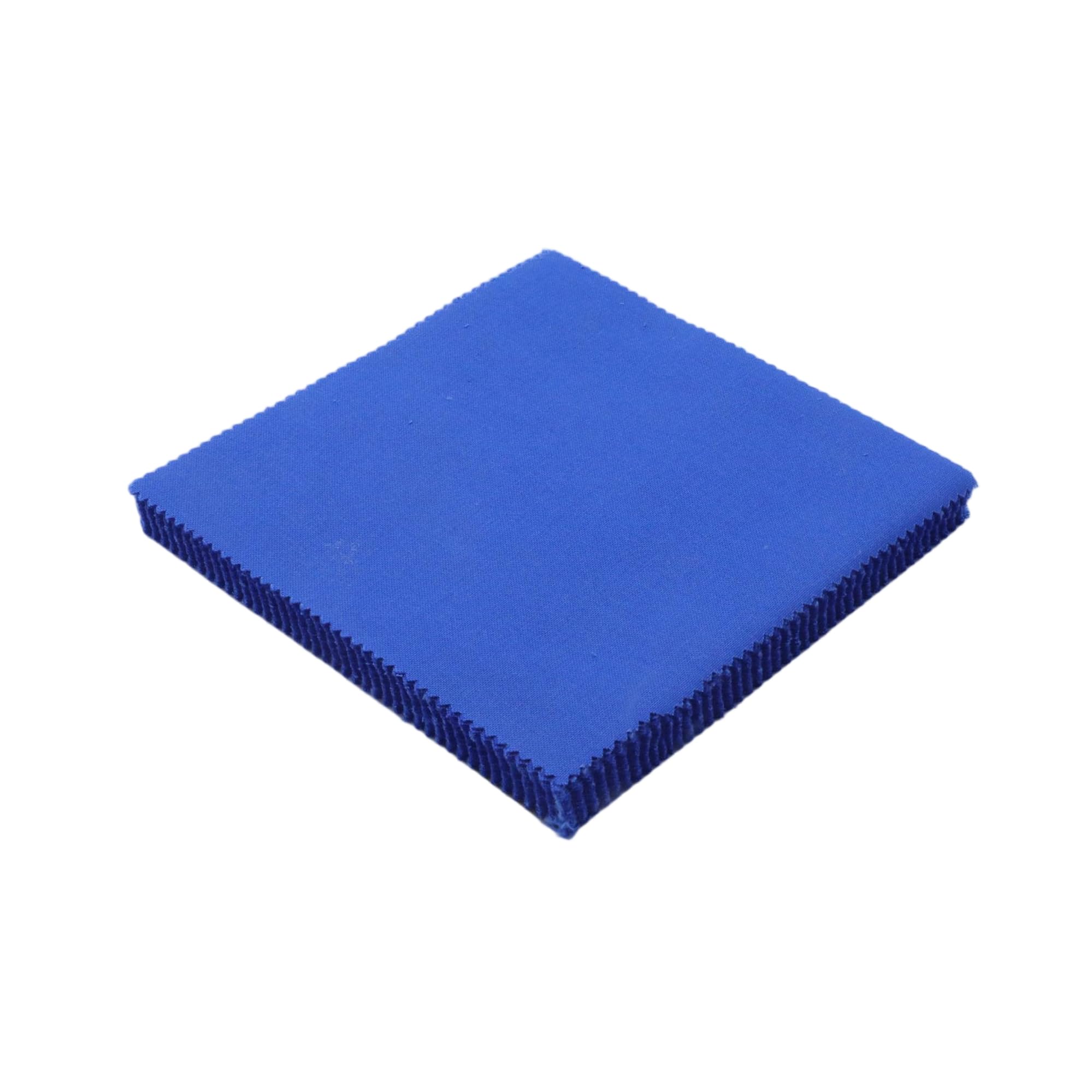 CraftsFabrics 100% Cotton 42pcs Plain 5"x 5" Charm Packs DIY Cotton Fabric for Sewing, Crafting, Patchwork; Royal Blue