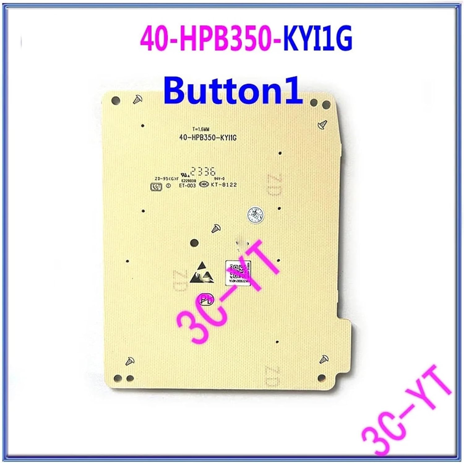 1pcs Key Switch Button Board，Compatible for JBL， Partybox310 Party Box 310 40-HPB350-KEI1G 40-HPB350-KYI1G Button 1 Button 2(40-HPB350-KYI1G)