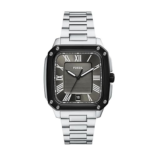 Fossil Men's Crosby Three-Hand Date Stainless Steel Watch