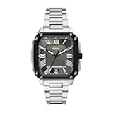 Men's Crosby Three-Hand Date Stainless Steel Watch