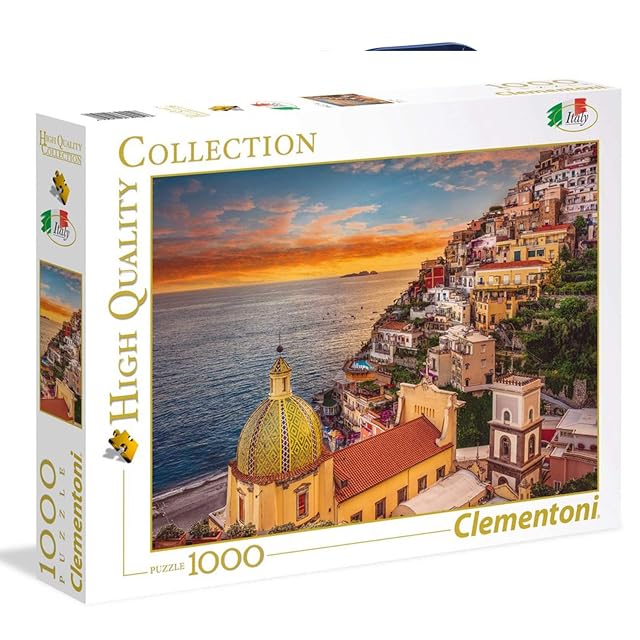 Foto 3 de 4 de Clementoni Puzzle 1000 Piezas Paisaje Positano, Puzzle Adulto Paisaje Italia (39451), Multicolor
