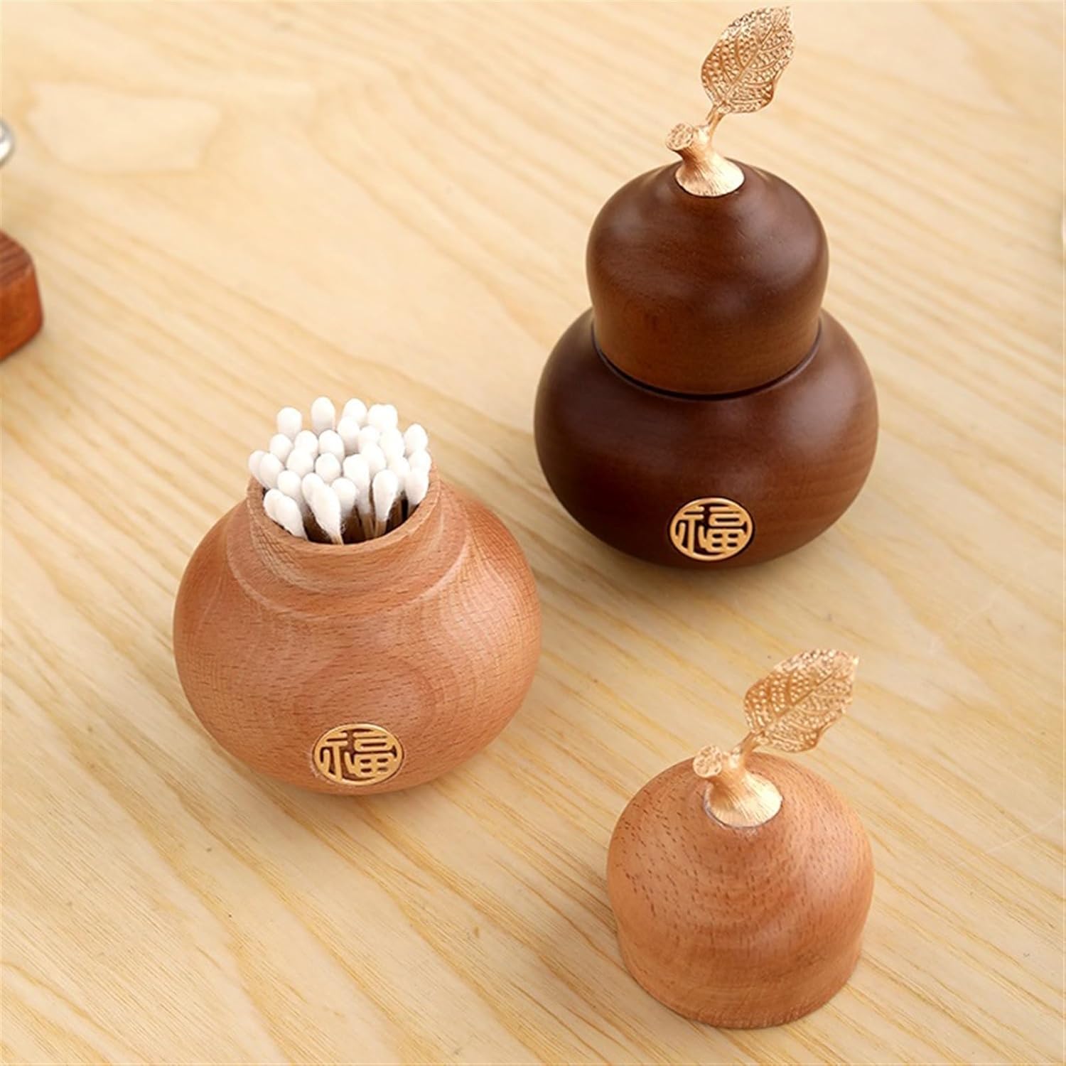 Toothpick Holders Desktop Toothpick Box For Home Living Room And Restaurant Creative Gourd Toothpick Jar Cotton Swab Storage Box Tooth Pick Dispenser (Color : C)