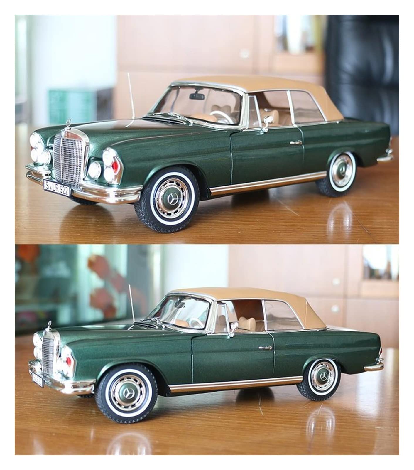 レア！　絶版　1/18 ミニカー　メルセデスベンツ　　280SE オープンカー MCG ミニカー 1/18 メルセデス ベンツ Sクラス 280SE MCG 1/18