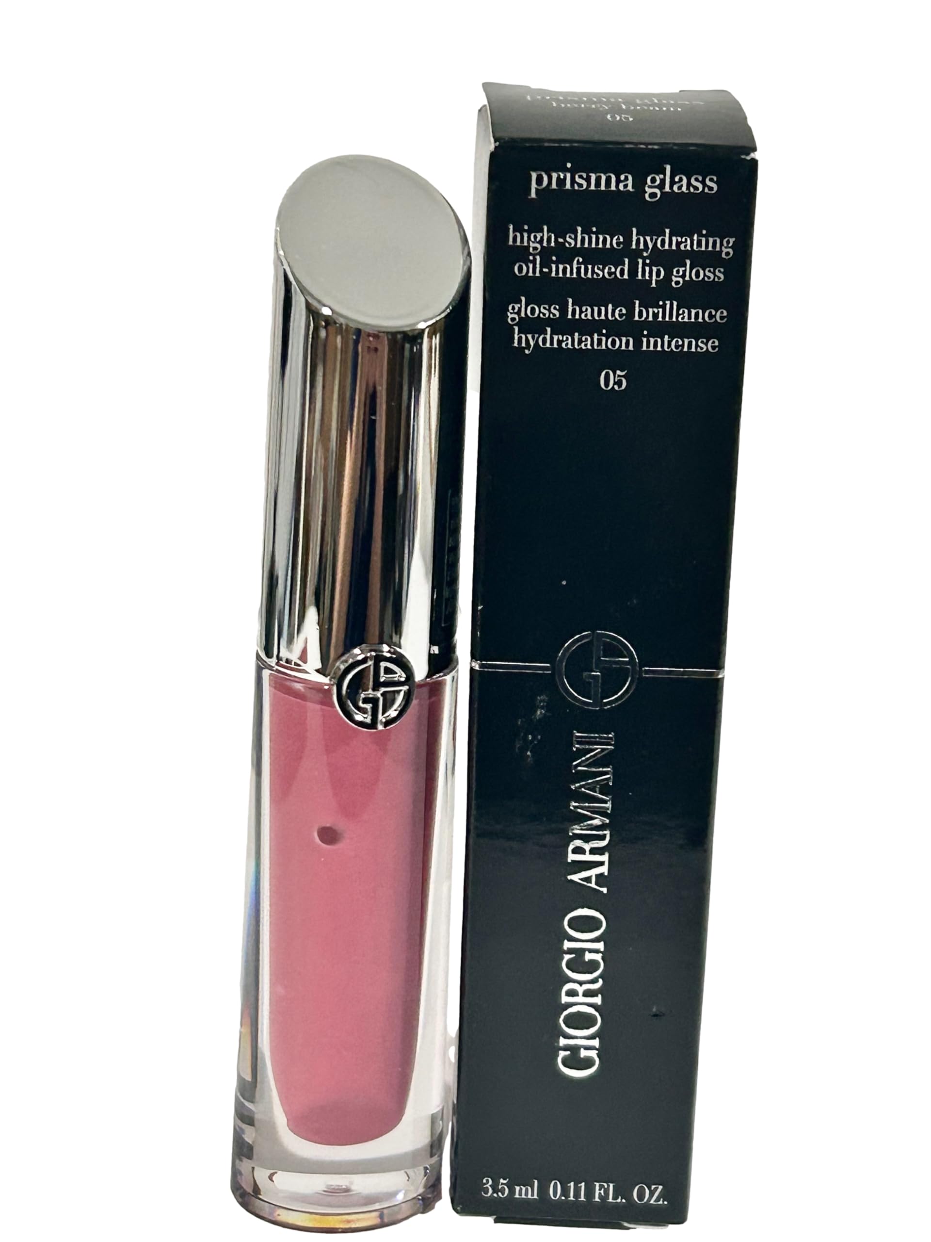 Prisma Glass Lip Gloss - 05 Berry Beam by Giorgio Armani for Women - 0.11 oz Lip Gloss