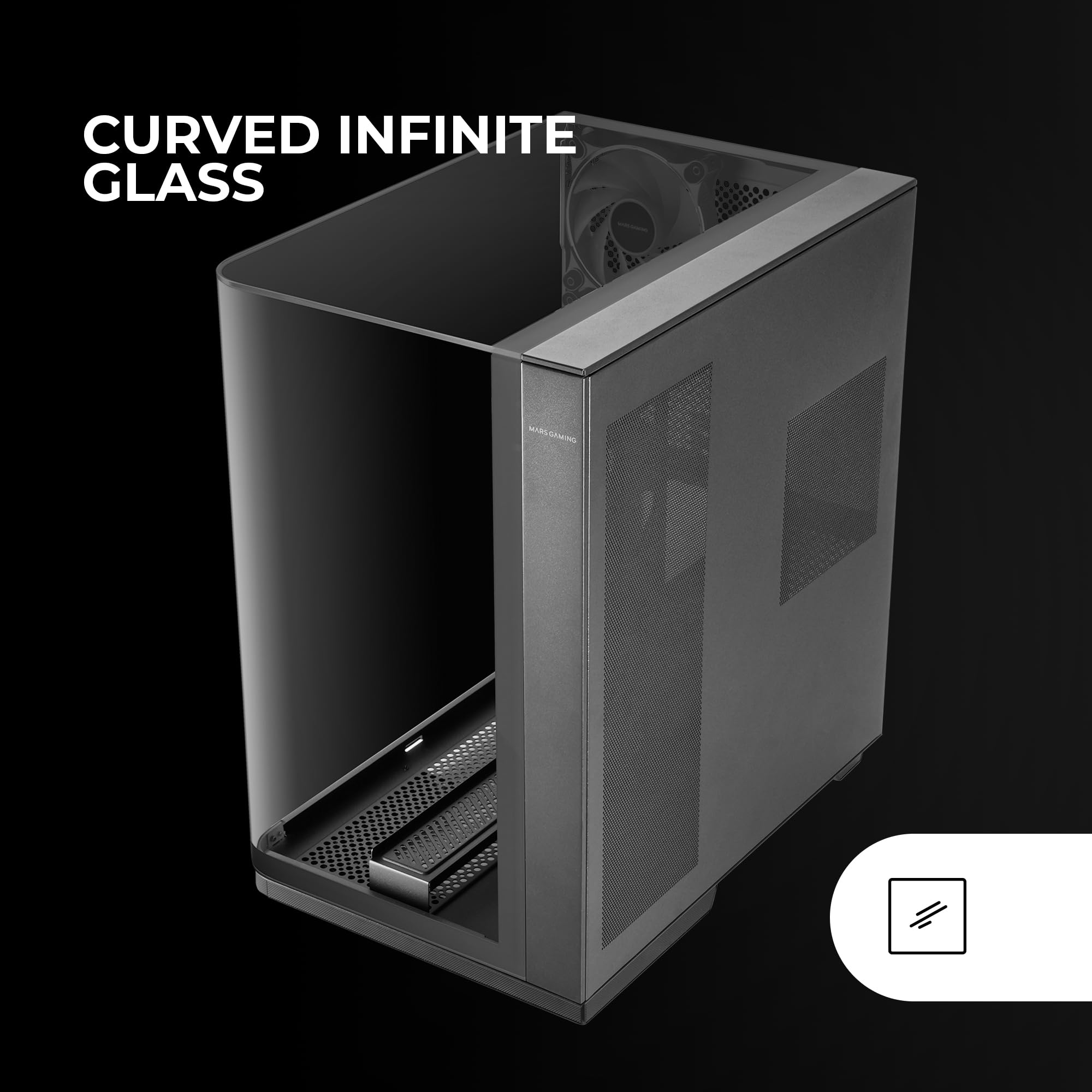 Image secondaire de Boîtier Gaming Mars Gaming MC-INFINIO ATX avec Verre Trempé et Ventilateurs ARGB