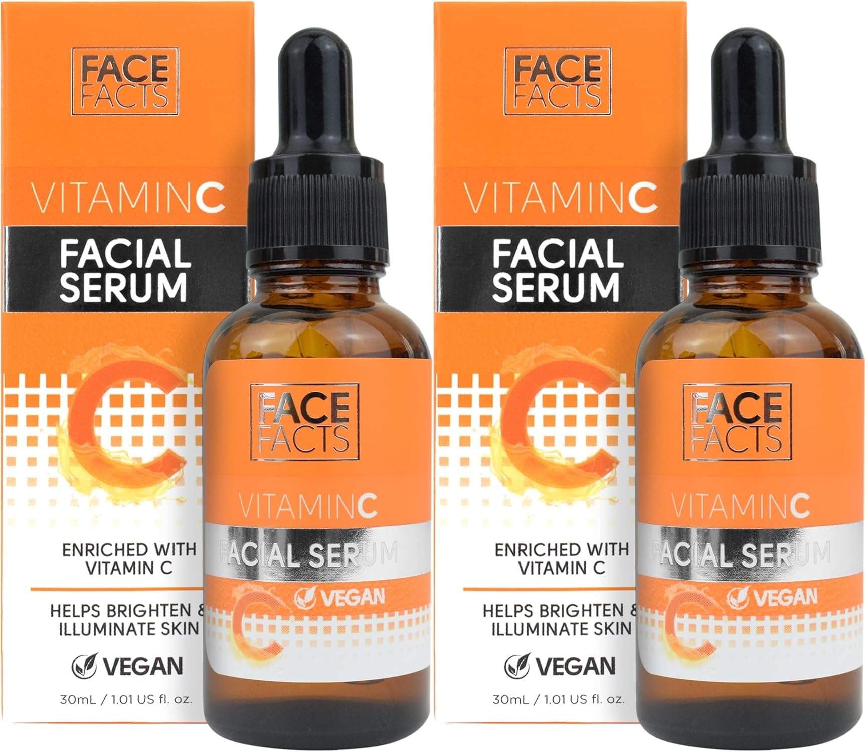 2 Pack Face Facts Vitamin C Facial Serum