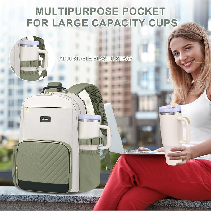 Mochila urbana para laptop de 17 pulgadas para mujer miniatura 2