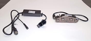 Mulin Power Recliner Switch MLSK35-D2 Right (Left Side Facing) with USB for Two Motors/Same as MLSK35-D Right 5 Button Controller for Sofa Lift Chair Couch Massage Seat Bed (Replace only This Model)
