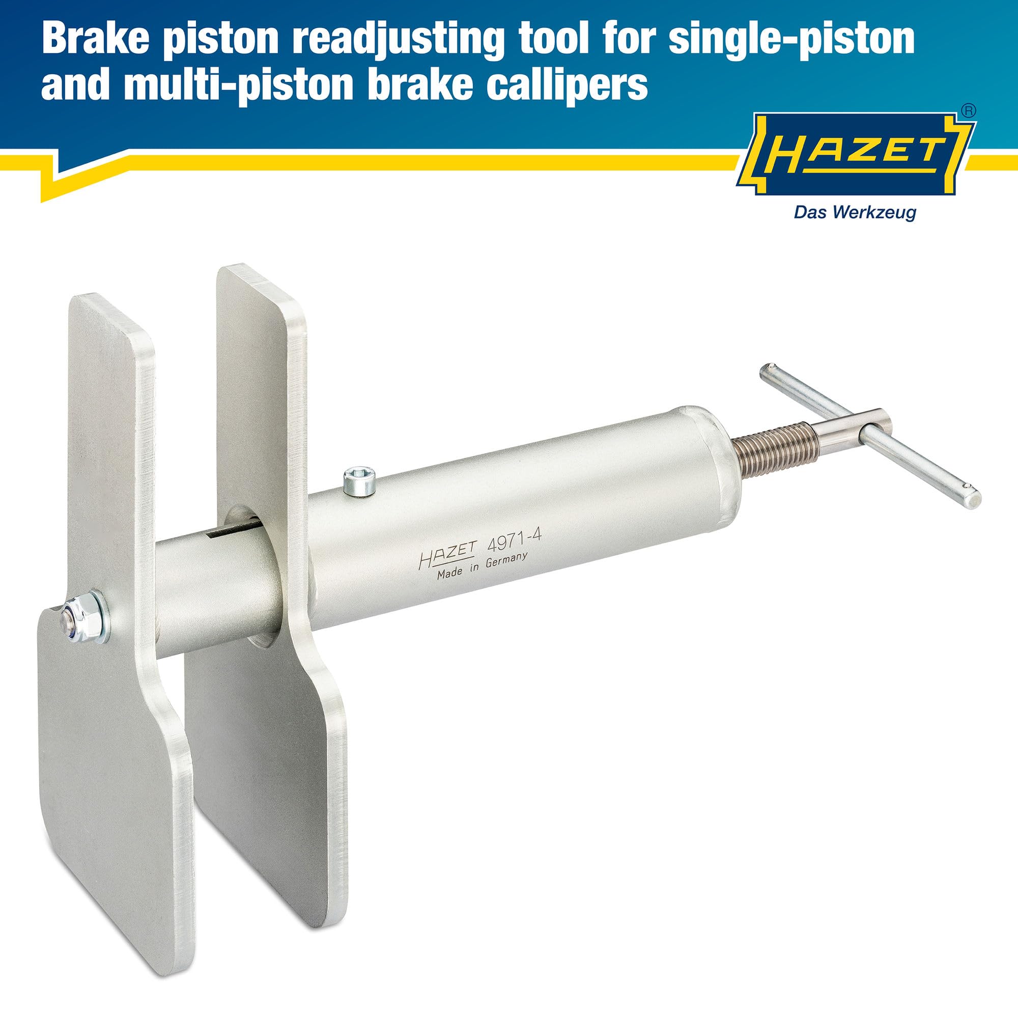 HAZET 4971-4 Kit herramientas giro/retroceso émbolo pinza de freno