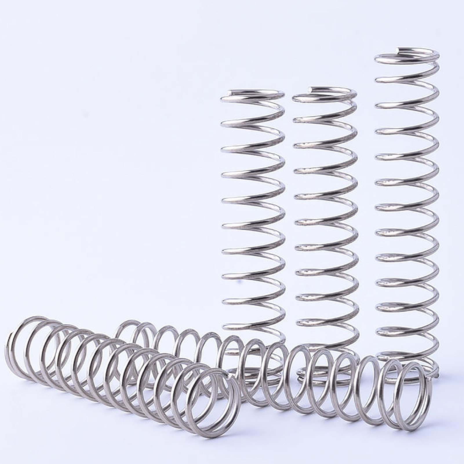 Buffer Detent 5PCS 1.8x18mm Compression Spring, Wire Diameter 0.07'', Outer Diameter 0.71'', Free Length 0.39''-2'', Stainless Steel Compression Spring Spiral Loaded ( Size : Length 10mm )