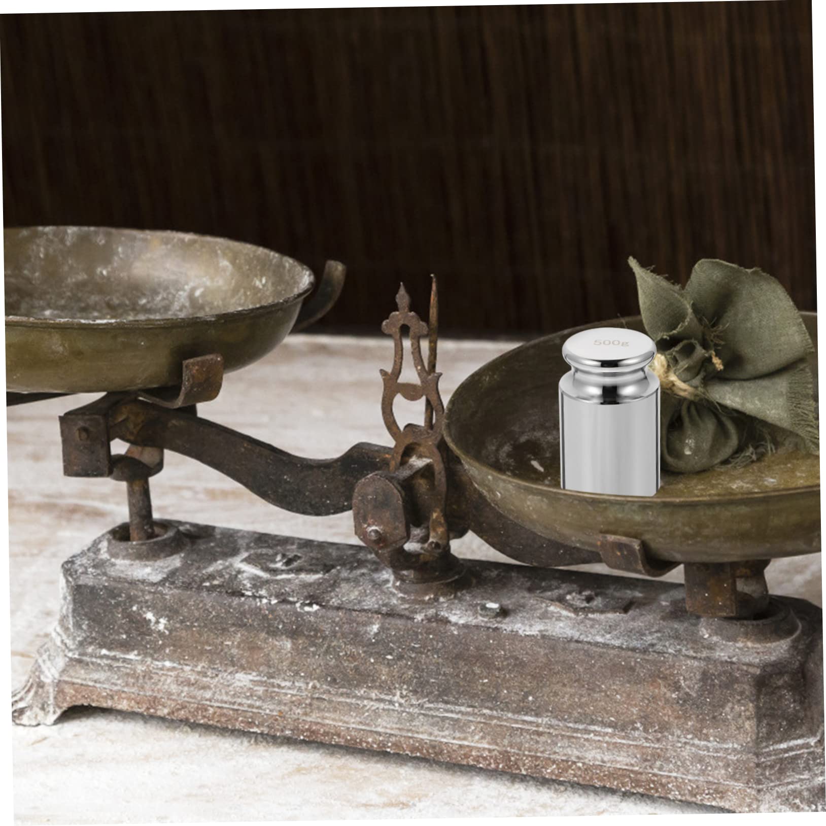 BUGUUYO 1pc Plated Calibration Weight for Digital Scale Precision Weighing Tool for Lab and Classroom Use Standard Calibration Weight