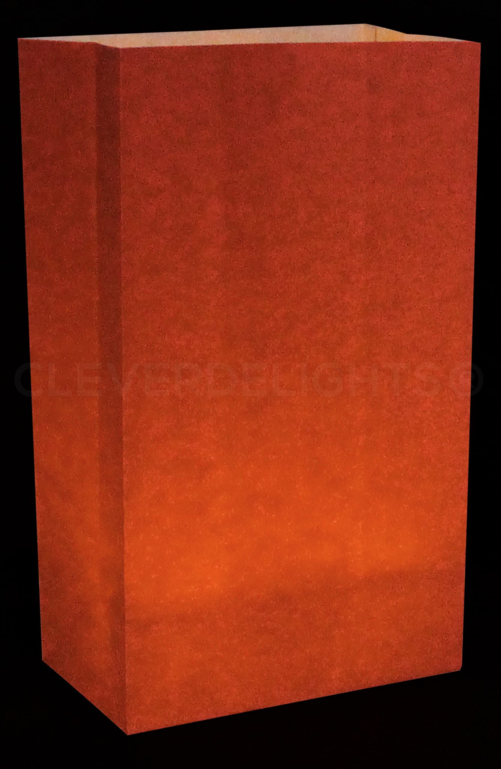 Sacs lumineux rouges de 25,4 cm par 50 pour sublimer vos cadeaux et fêtes de vacances