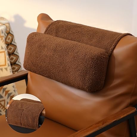 Sherpa Headrest Pillow for Recliner Chair