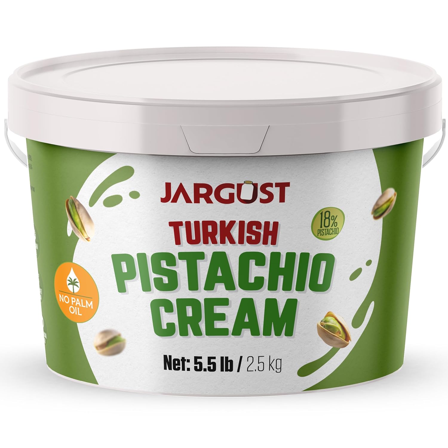 Bulk Pistachio Cream Spread 5 5 LB 2 5 kg Premium Turkish Pistachio Butter Perfect for Dubai Chocolate