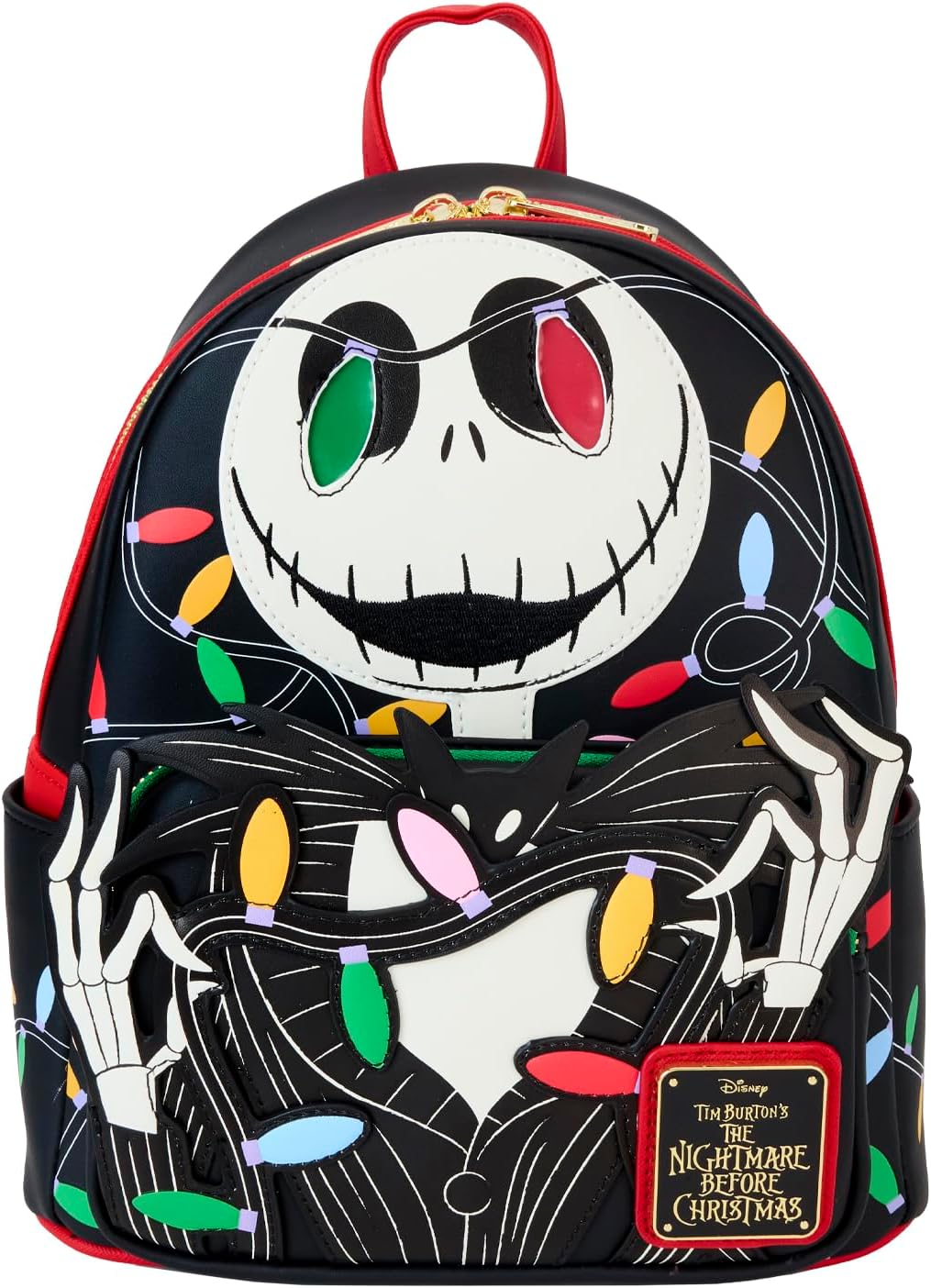 Loungefly Disney NBC Smiling Jack Light Up Mini Backpack
