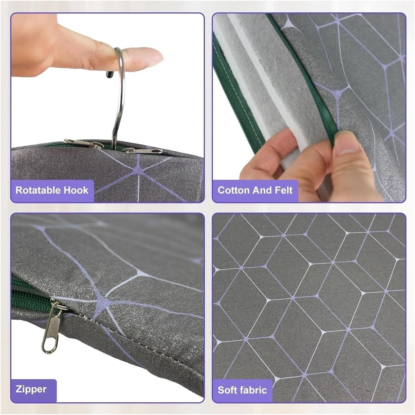 Hanging Ironing Board For Clothes Standing For Handheld Steamer Accessory Mat For Travel(R)