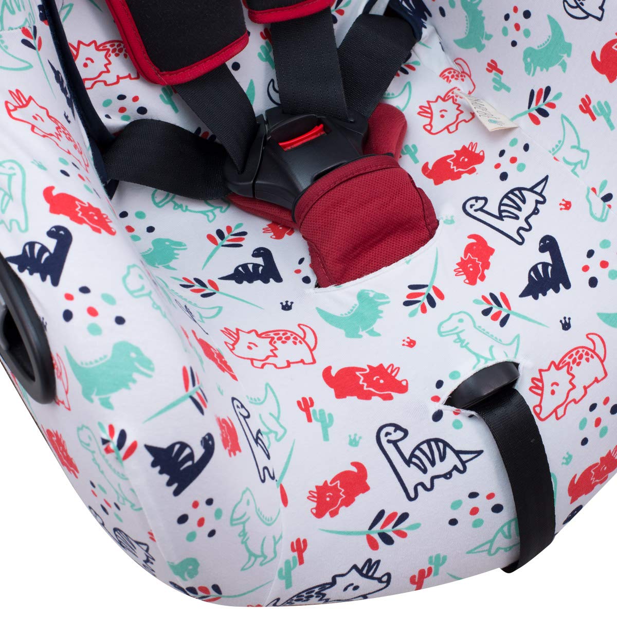 JYOKO KIDS Fodera per seggiolino auto compatibile con Bébé Confort Axiss (Dino Party)