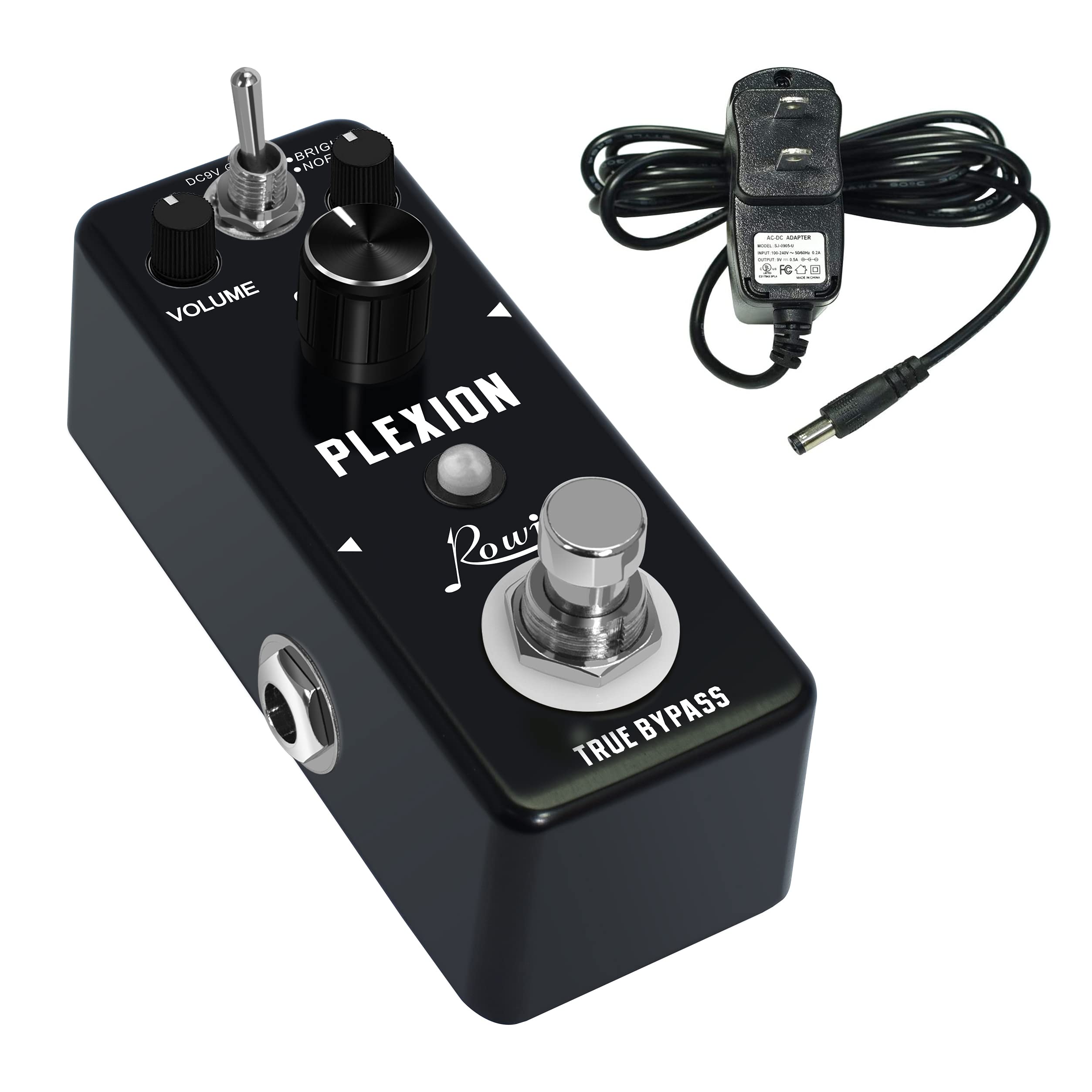 Amazon.com: Rowin Plexion Distortion Pedal with 9V DC 1A Pedal