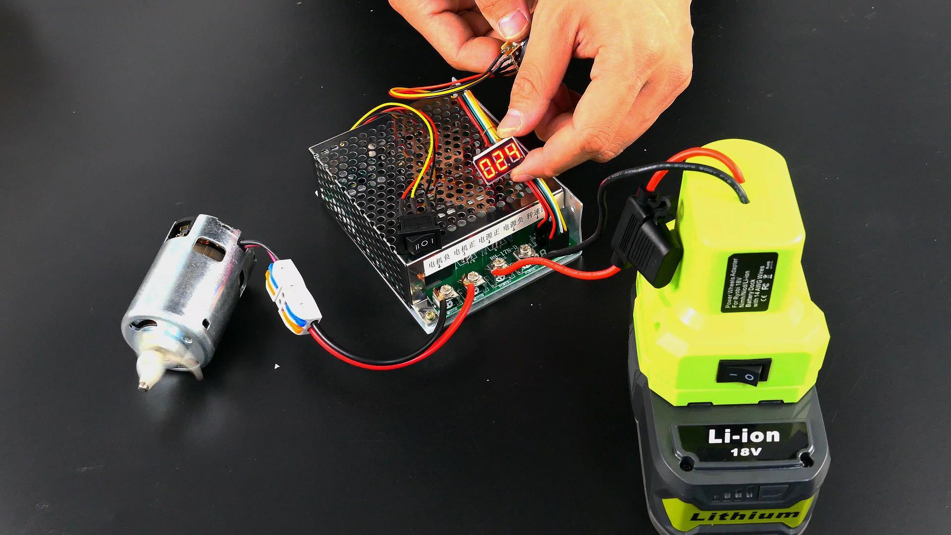 PWM DC Motor Speed Controller 3500W 100A Max, DC 10-55V