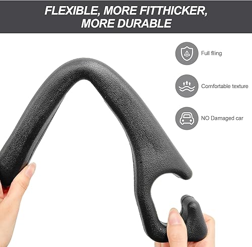 Miniatura 5 de 2 piezas de relleno de espacio para asiento de automóvil, organizador universal de ranura para asiento de automóvil, tira de almacenamiento interior