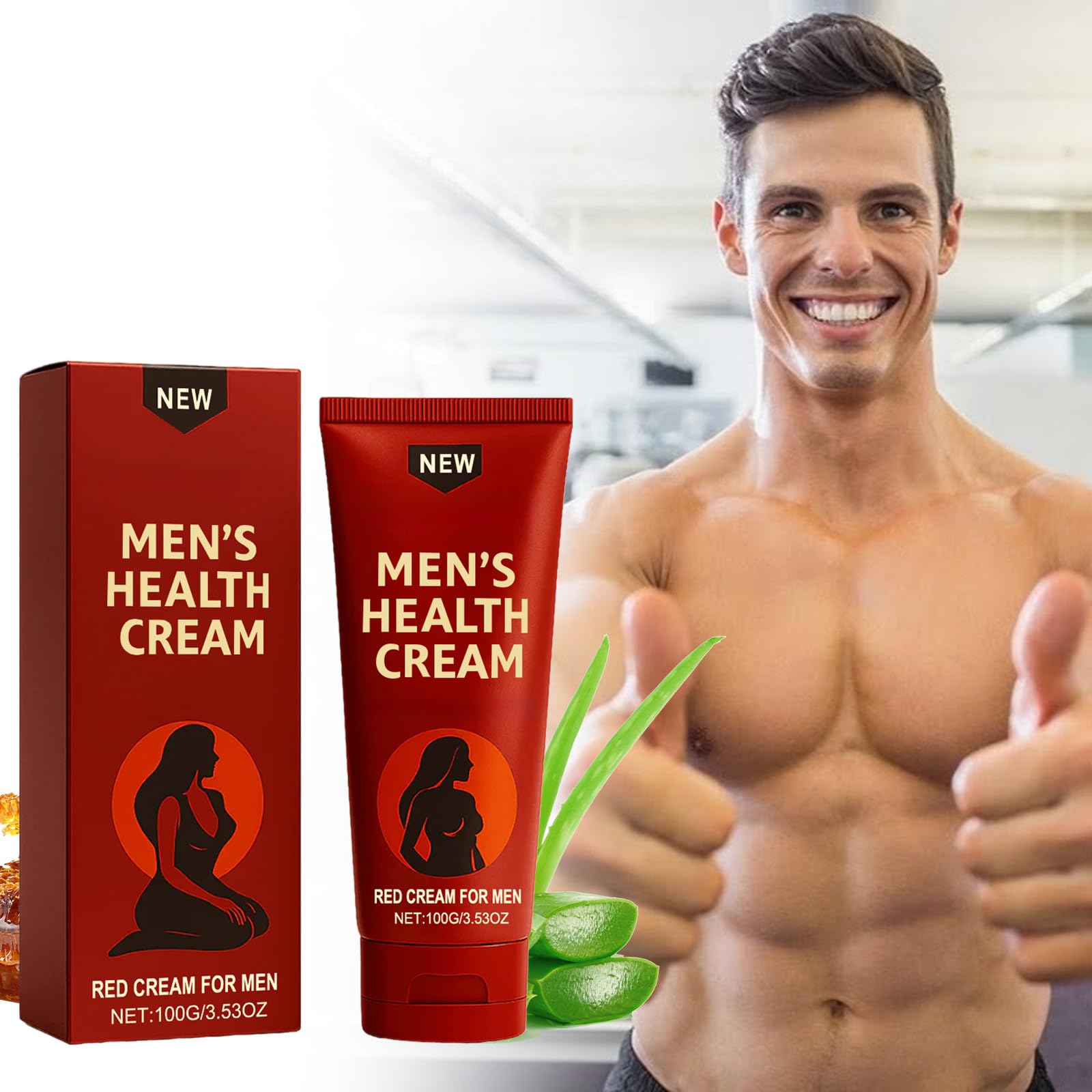 Peak Force Men's Health Creme, Geschmeidige und schnell einziehende Creme für die tägliche Intimpflege | Mit natürlichen Kräuterextrakten (6PCS)
