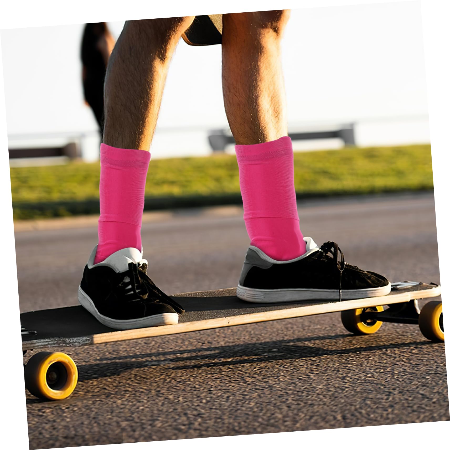 POPETPOP Waterproof Winter Cycling Shoes Cover Anti-Slip Overshoes for Women Men Red