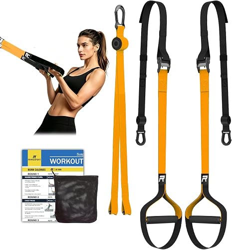 RHINOSPORT Allenamento Sospensione Sling Trainer Set per …