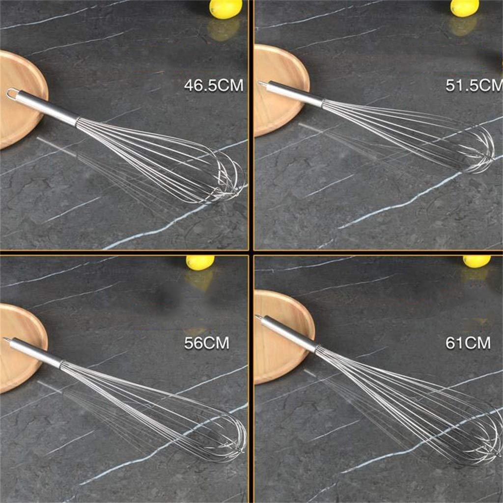 Fouet, en acier inoxydable pour mélanger les oeufs de la crème de gâteau pour mélanger l'outil ZHANGXIAO (taille : 61 cm)