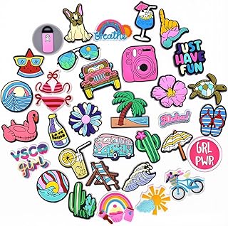 HANNEA® 35PCS Cartoon Clog Charm Shoe Charms