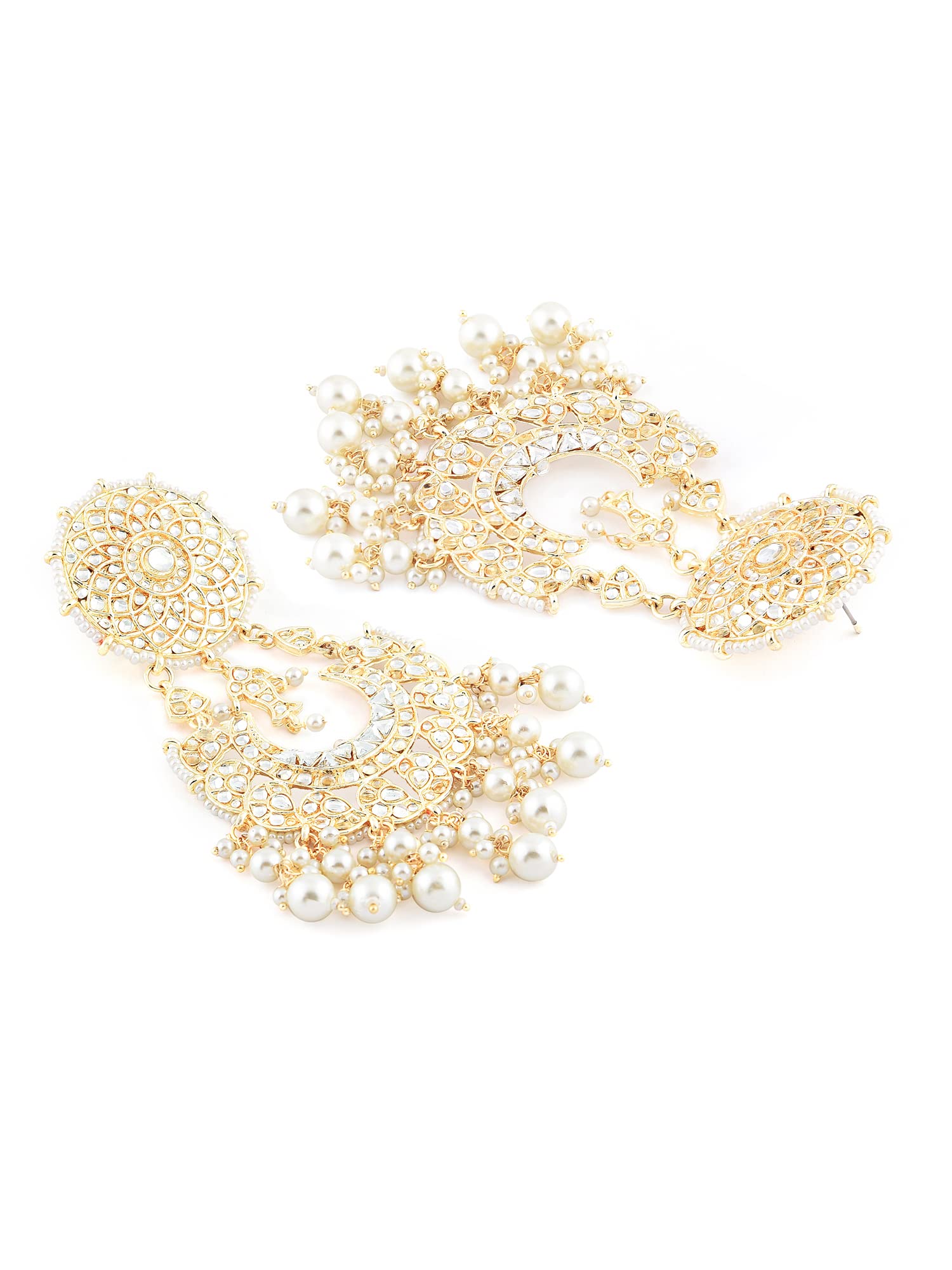 Ethnic Kundan & Embellished Dangle Earring for Women