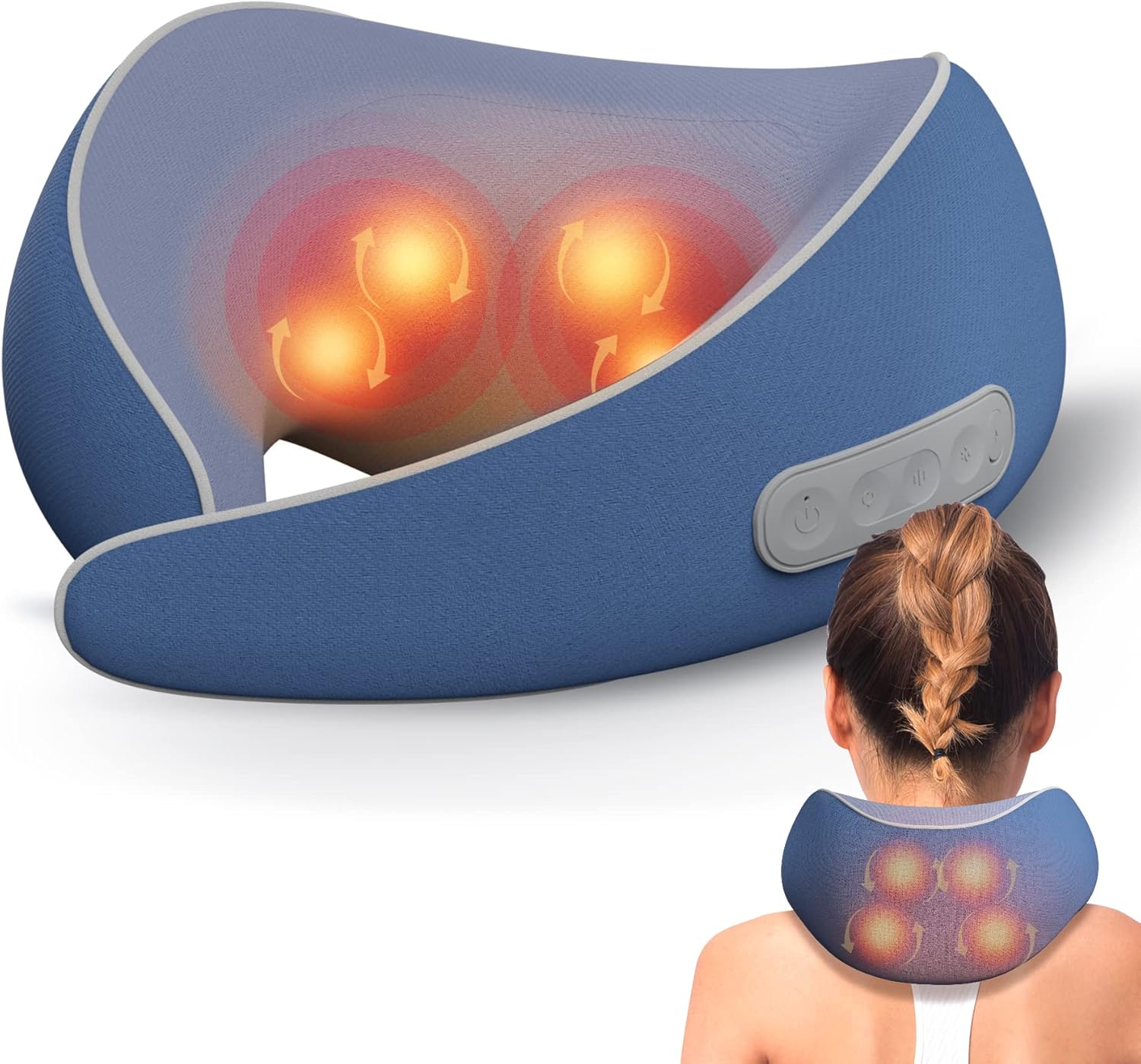 Shiatsu Neck and Back Massager with Heat Electric Neck Massage Pillows