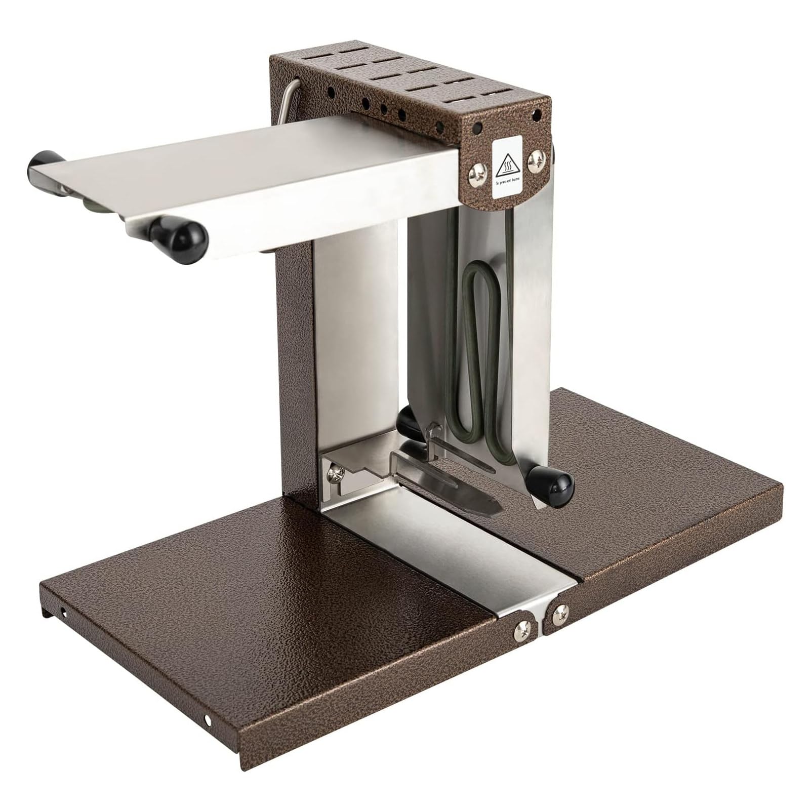 Appareil à raclette, Grill électrique Professionnel 1000 W avec élément Chauffant Pliable pour Demi-meule de Fromage, idéal pour Les Restaurants à Fondue.