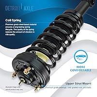 Vista 296 de Detroit Axle - Kit de suspensión delantera de 10 piezas para Chevy Aveo Aveo5 Pontiac G3 Wave 2 Ready Struts Assembly 2 Enlaces de barra