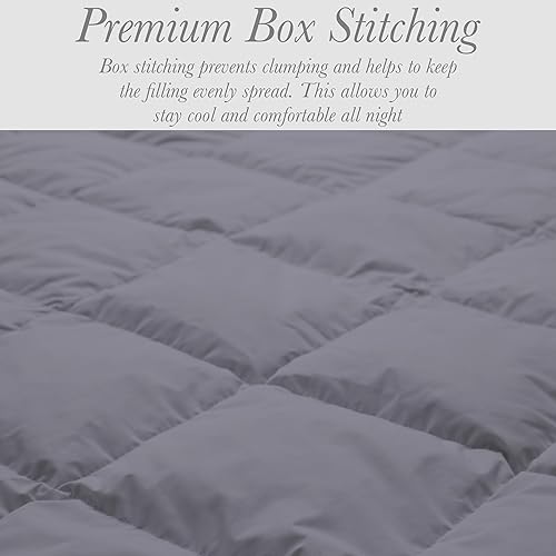 Miniatura 4 de Sacred Thread Edredón reversible para todas las estaciones, suave, ligero, relleno de edredón de bambú refrescante, relleno alternativo de plumón de