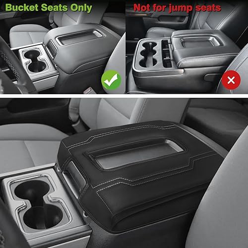 Miniatura 367 de Muslogy Funda de consola central compatible con Honda Pilot 2023 2024 2025, 2024 2025 2026 Ridgeline/Passport Accesorios para apoyabrazos, tapa