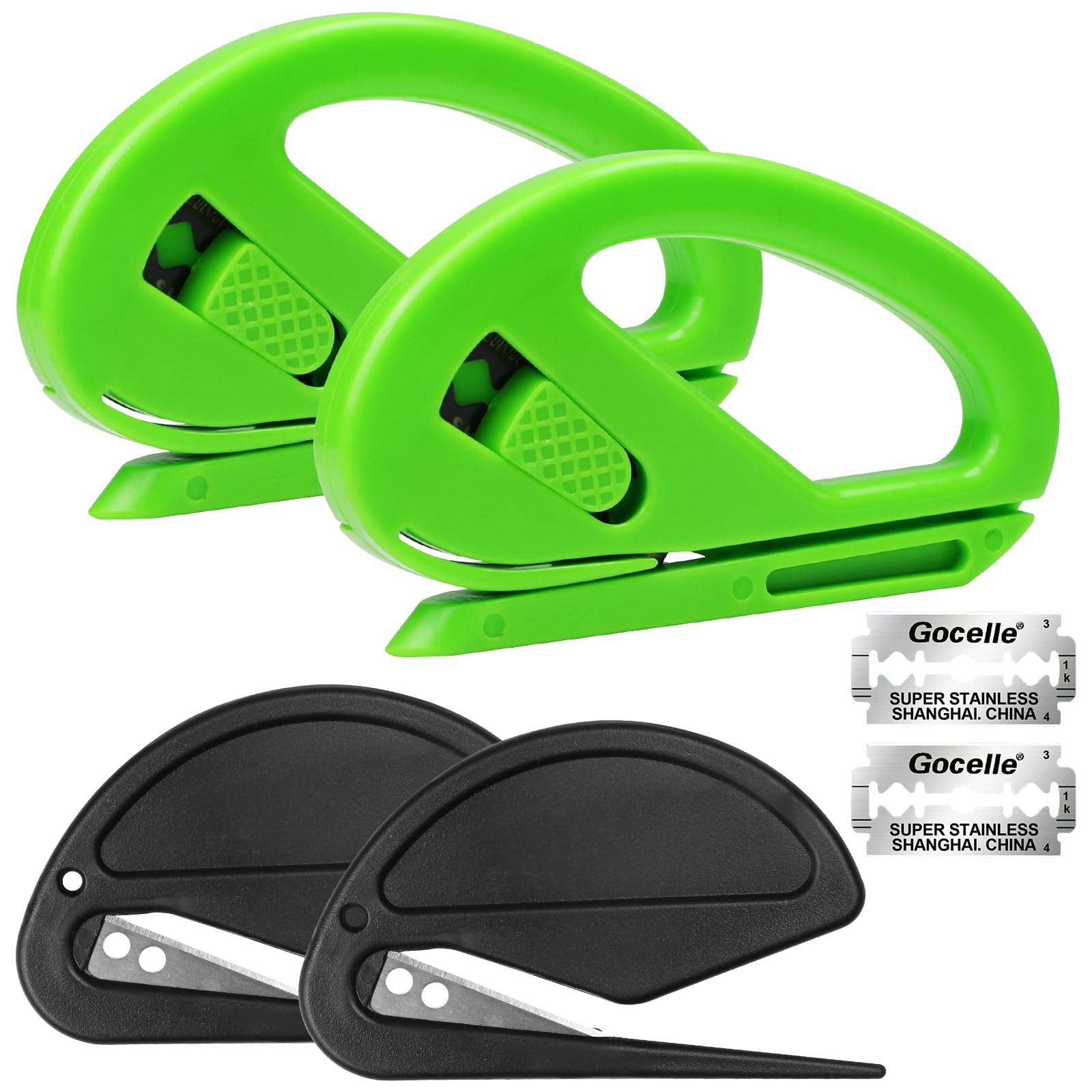 Nożyk do papieru prezentowego Schneider Wrapping Paper Cutter: 4 sztuki mini krajalnica do papieru z otwieraczem do listów, Gift Wrap Cutter na urodziny Boże Narodzenie papier do rękodzieła
