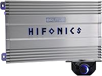Vista 14 de Hifonics BG-2500.1D Brutus Gamma - Sistema de Sonido para Audio de Coche, Amplificador de Subwoofer, Clase Super D, 2500 W, Monoblock, con Botón