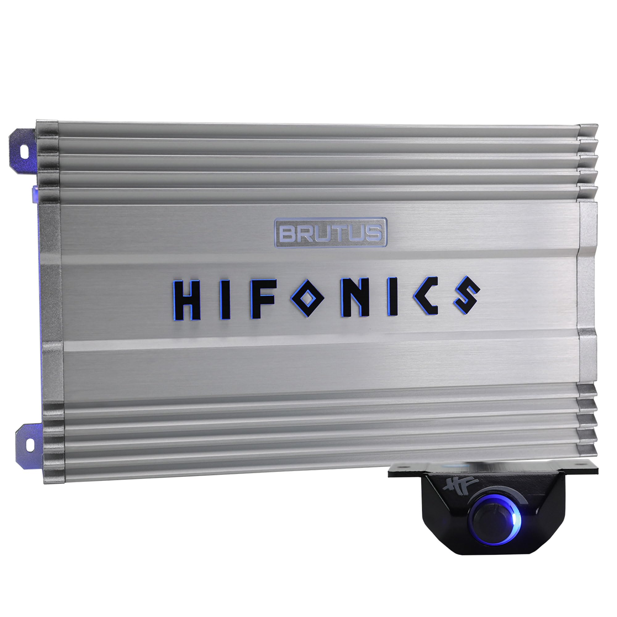 Hifonics BG-2200.1D Brutus Gamma Monoblock Super D Class 2200 Watt Car Audio Sound System Subwoofer Speaker Amp Amplifier with Bass Knob