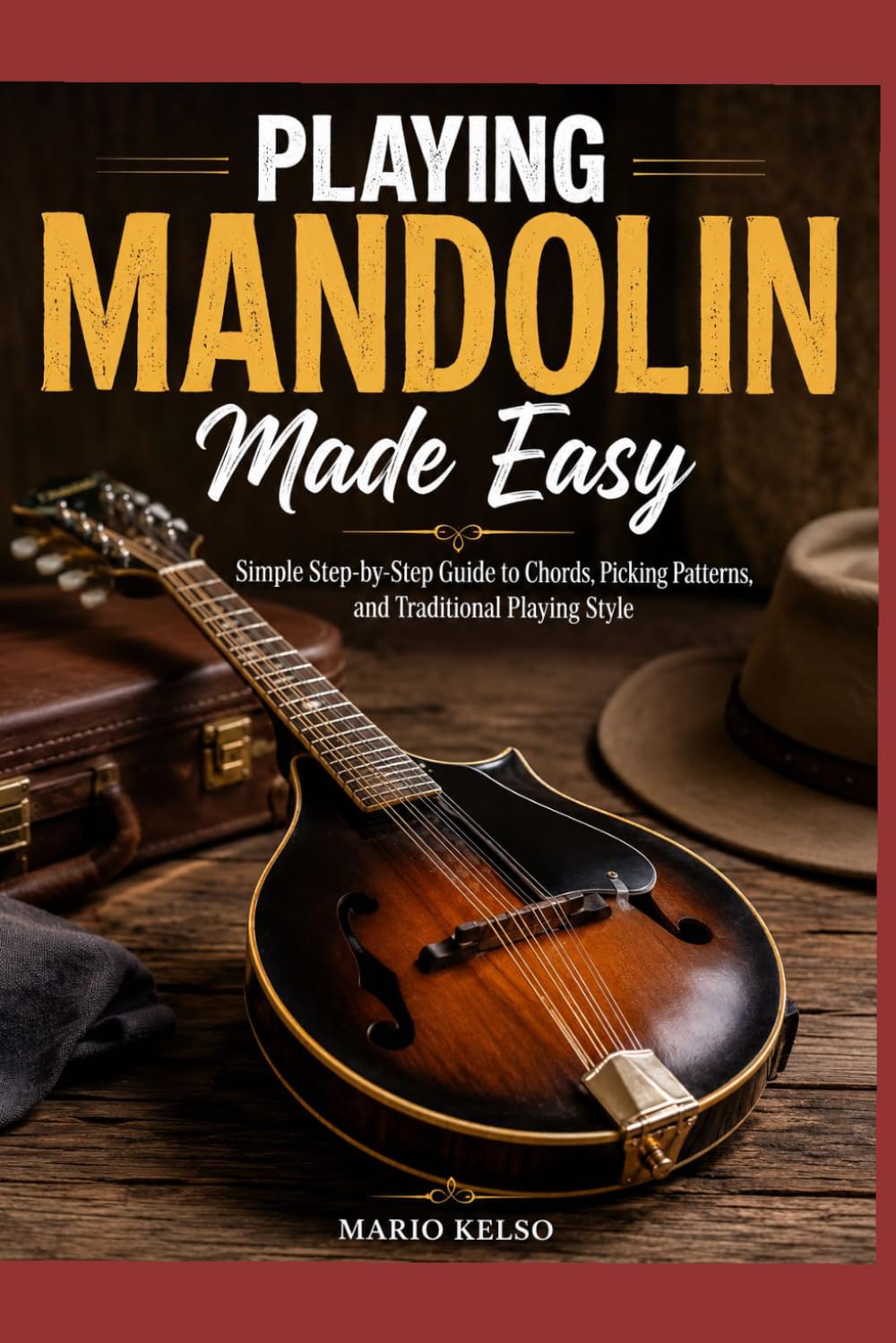 Playing Mandolin Made Easy: Simple Step-by-Step Guide to Chords, Picking Patterns, and Traditional Playing Style